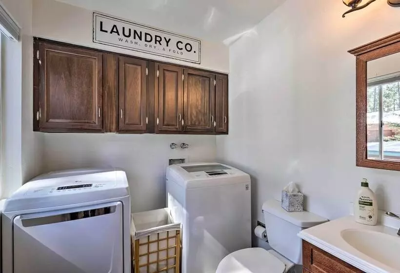 Deck W/ Wooded Views: Rustic Chic Prescott Cabin!