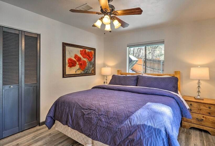 Deck W/ Wooded Views: Rustic Chic Prescott Cabin!