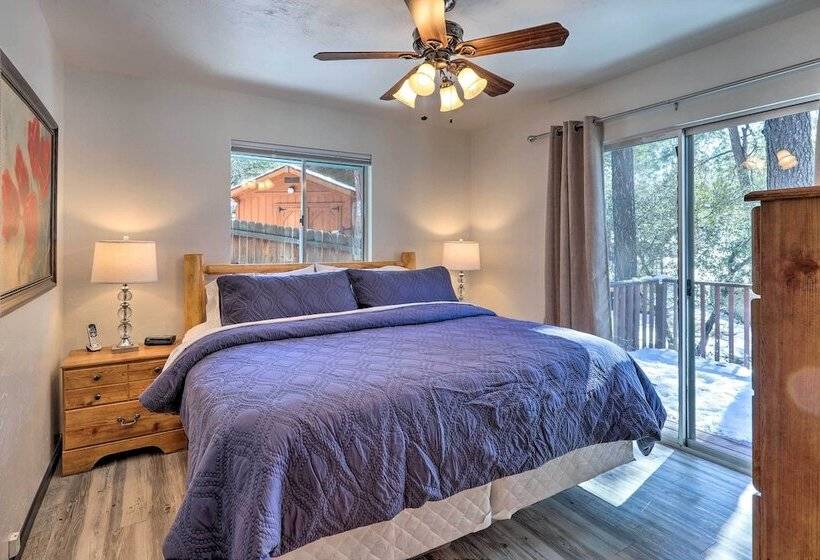 Deck W/ Wooded Views: Rustic Chic Prescott Cabin!