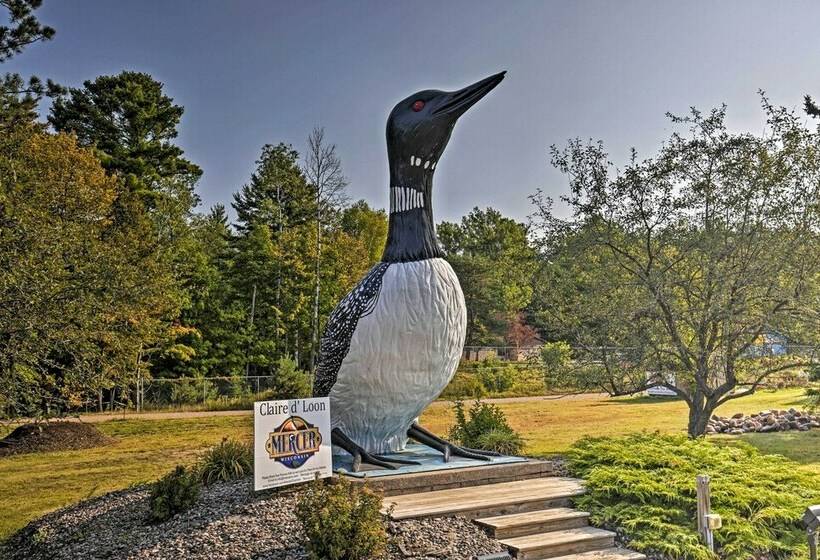Waterfront Mercer Cabin W/ Wraparound Porch!