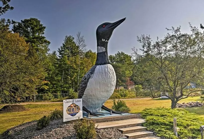 Waterfront Mercer Cabin W/ Wraparound Porch!