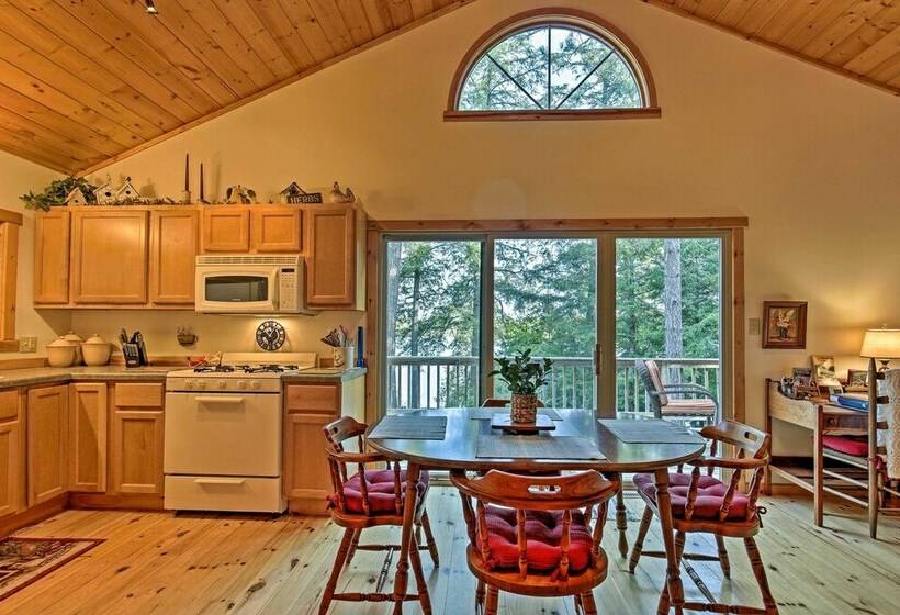 Waterfront Mercer Cabin W/ Wraparound Porch!