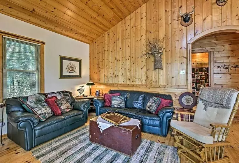 Waterfront Mercer Cabin W/ Wraparound Porch!