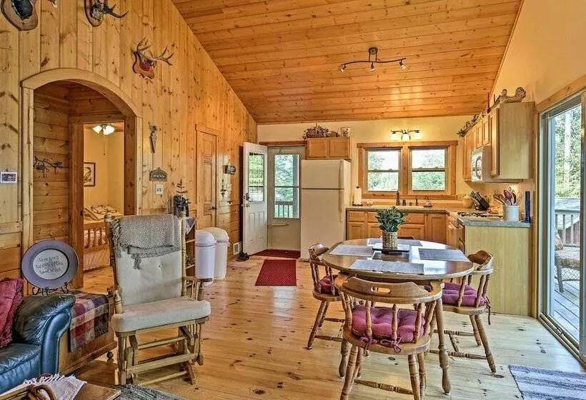 Waterfront Mercer Cabin W/ Wraparound Porch!