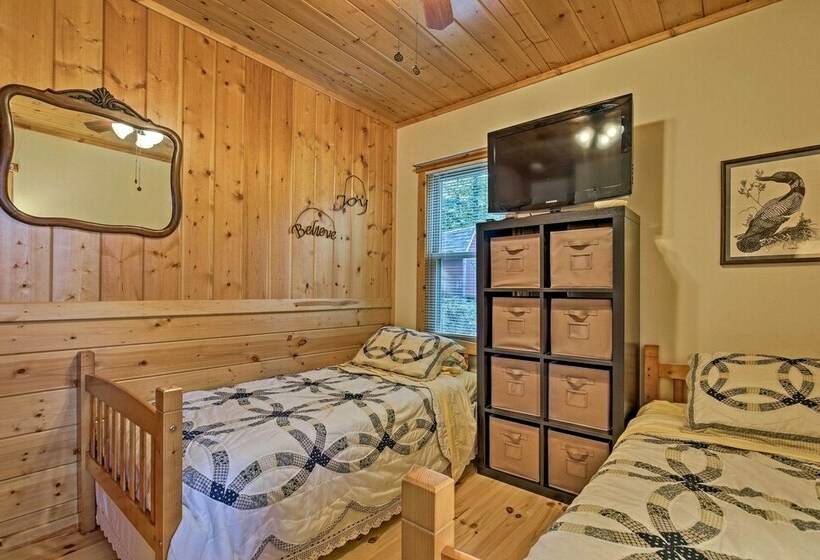 Waterfront Mercer Cabin W/ Wraparound Porch!