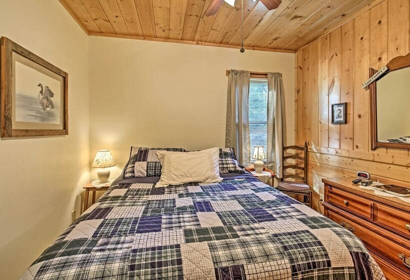 Waterfront Mercer Cabin W/ Wraparound Porch!