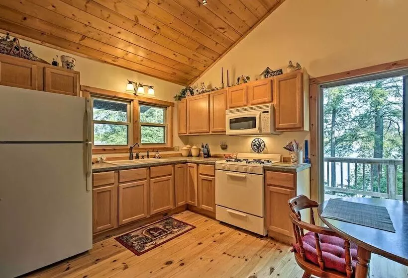 Waterfront Mercer Cabin W/ Wraparound Porch!