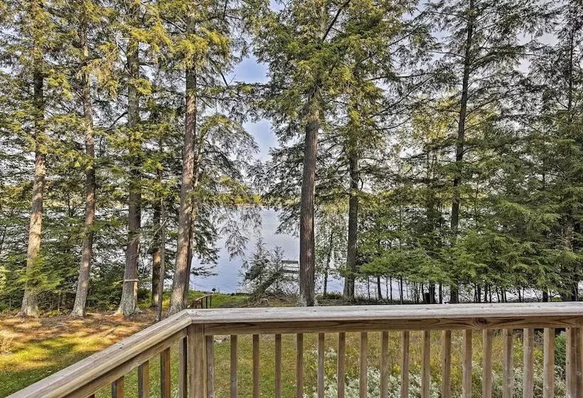 Waterfront Mercer Cabin W/ Wraparound Porch!