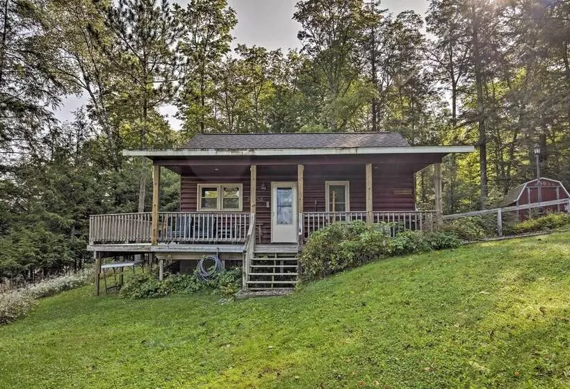 Waterfront Mercer Cabin W/ Wraparound Porch!