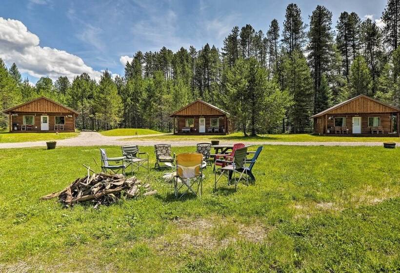 Cozy Cabin W/ Fire Pit & Bbq: 7mi To West Glacier!