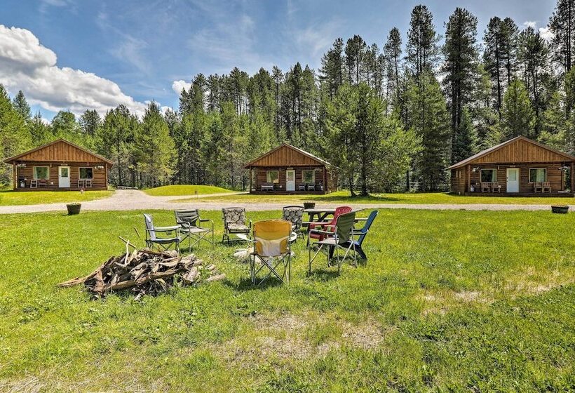 Cozy Cabin W/ Fire Pit & Bbq: 7mi To West Glacier!