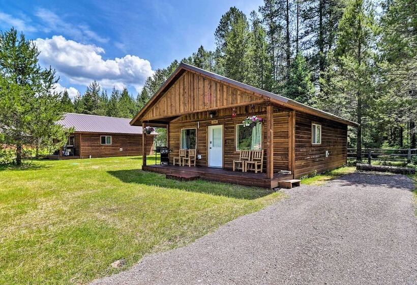 Cozy Cabin W/ Fire Pit & Bbq: 7mi To West Glacier!
