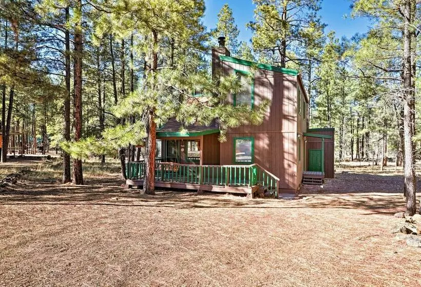 Cozy Cabin W/ Fireplace, Covered Deck & Gas Grill!