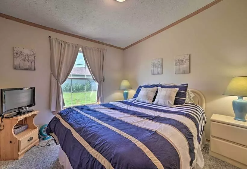 Houghton Lake House W/fire Pit   2 Mi To Trails!