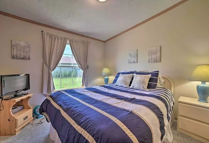 Houghton Lake House W/fire Pit   2 Mi To Trails!