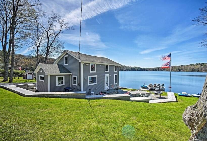 Lakeside Milford Home W/ Fire Pit & Paddleboat