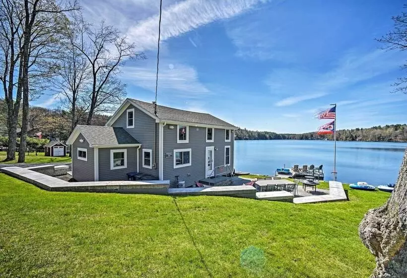 Lakeside Milford Home W/ Fire Pit & Paddleboat