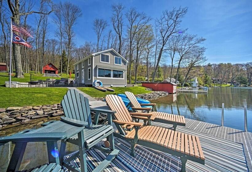 Lakeside Milford Home W/ Fire Pit & Paddleboat