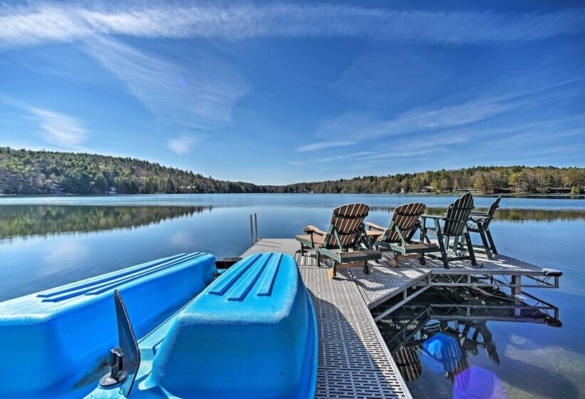Lakeside Milford Home W/ Fire Pit & Paddleboat