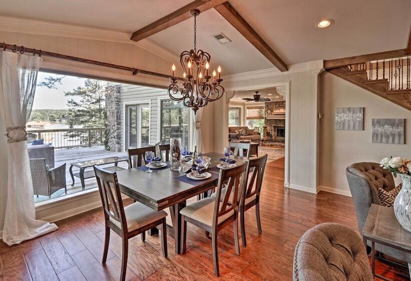 Lakefront Oasis W/ Private Dock In Hot Springs!