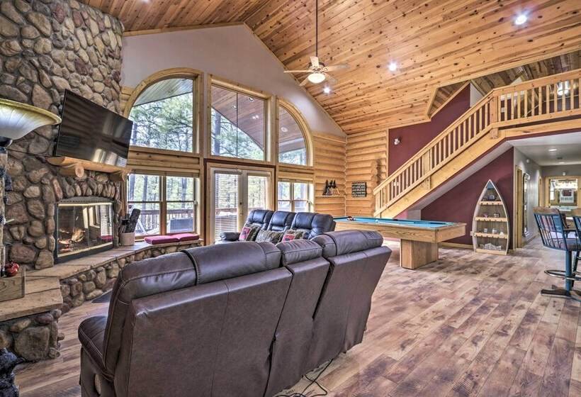 Luxury Show Low Cabin W/ Furnished Deck