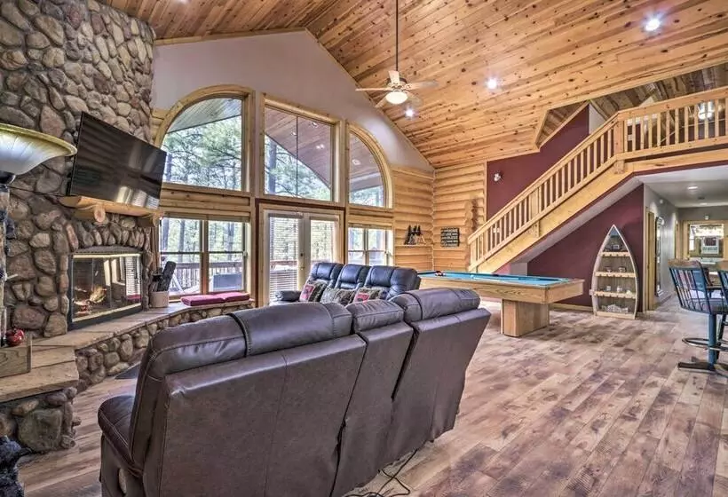 Luxury Show Low Cabin W/ Furnished Deck