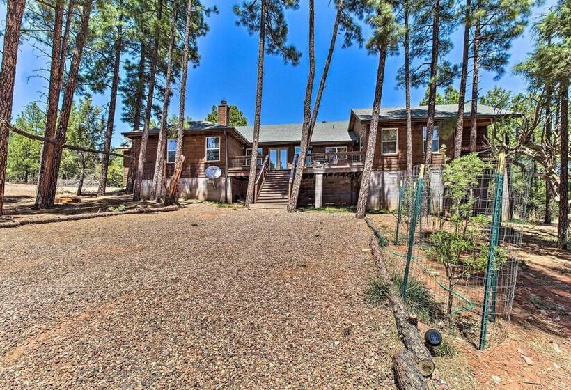 Modern Show Low Cabin Retreat W/ Deck & Grill