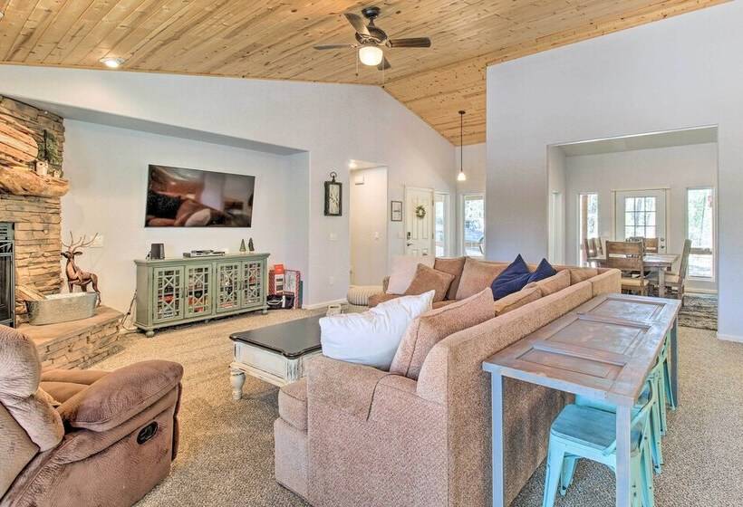 Modern Show Low Cabin Retreat W/ Deck & Grill