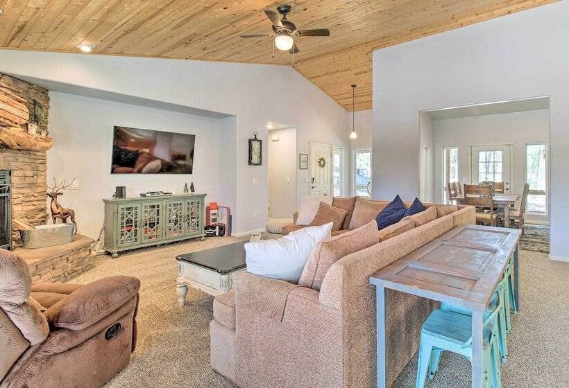 Modern Show Low Cabin Retreat W/ Deck & Grill