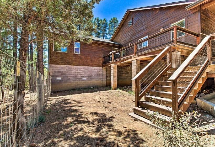 Modern Show Low Cabin Retreat W/ Deck & Grill