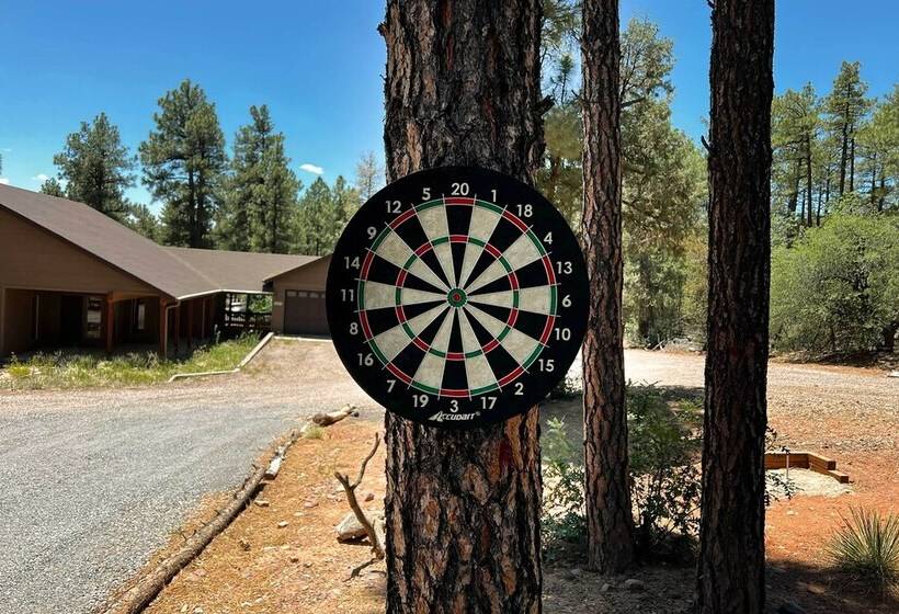 Modern Show Low Cabin Retreat W/ Deck & Grill