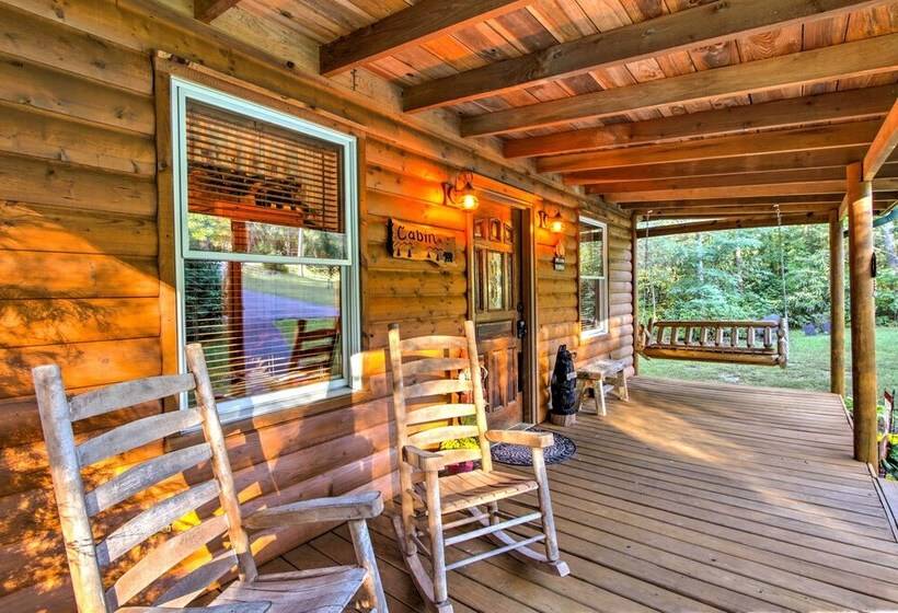 Pet Friendly Cosby Log Cabin W/ Backyard & Porch!