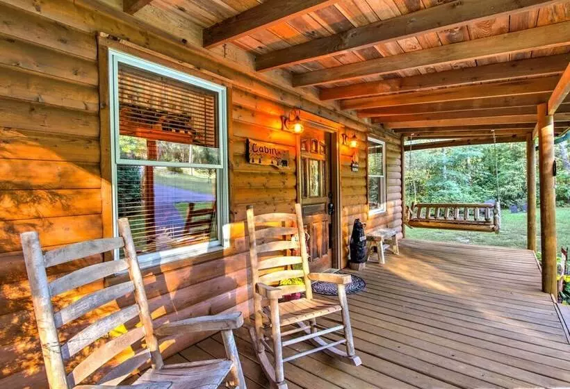 Pet Friendly Cosby Log Cabin W/ Backyard & Porch!