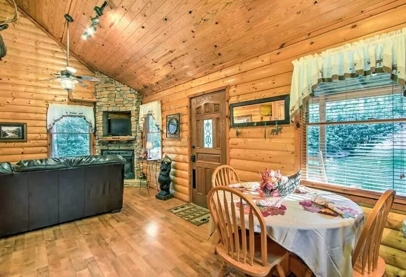 Pet Friendly Cosby Log Cabin W/ Backyard & Porch!
