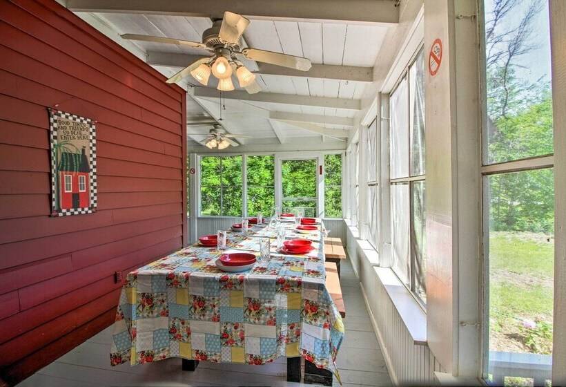 Vintage Schroon Lake Farmhouse W/ Private Beach!