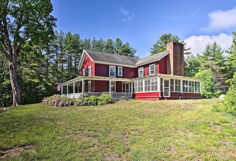 Vintage Schroon Lake Farmhouse W/ Private Beach!