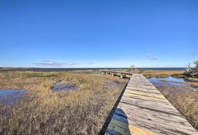 Seaside Cottage W/ Private Pier   3 Miles To Beach