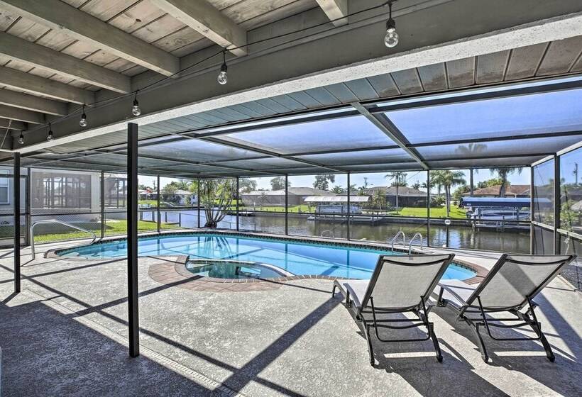 Boat & Fish: Waterfront Cape Coral Home W/ Pool