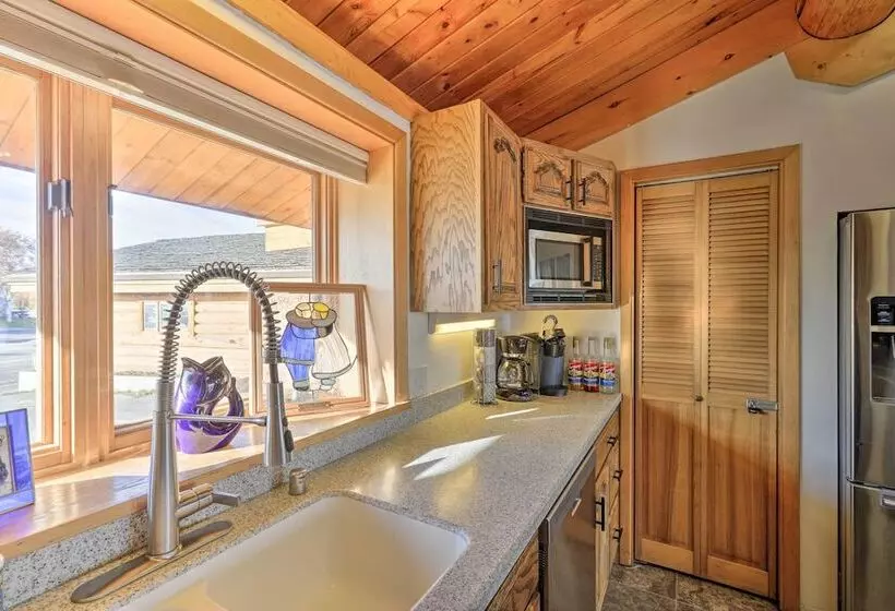Fairbanks Log Cabin W/ Waterfront Deck & Views!