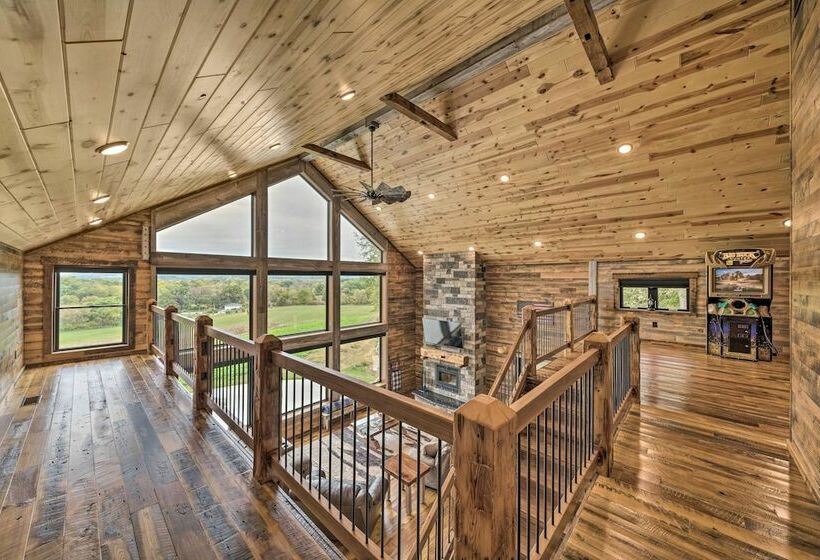 Galena Cabin W/ Wraparound Porch & Game Room!