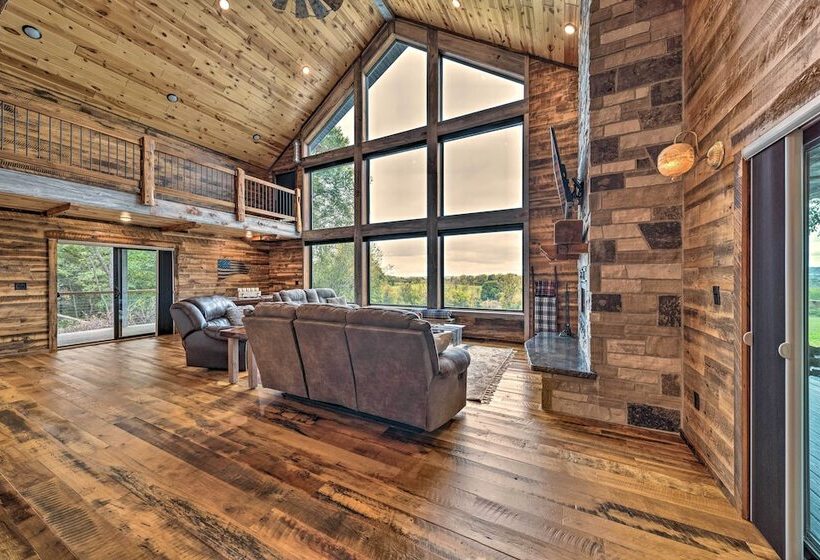 Galena Cabin W/ Wraparound Porch & Game Room!