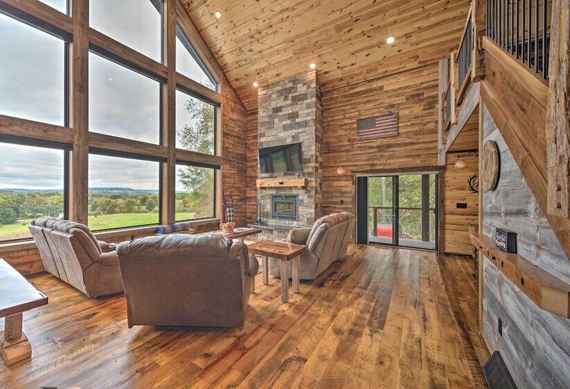 Galena Cabin W/ Wraparound Porch & Game Room!