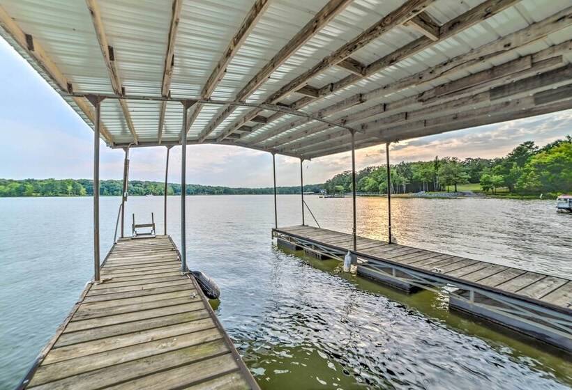 Modern Kentucky Lake Home W/ Deck, Dock, View