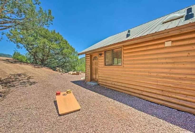 Deck & Mogollon Rim Views: Secluded Payson Cabin