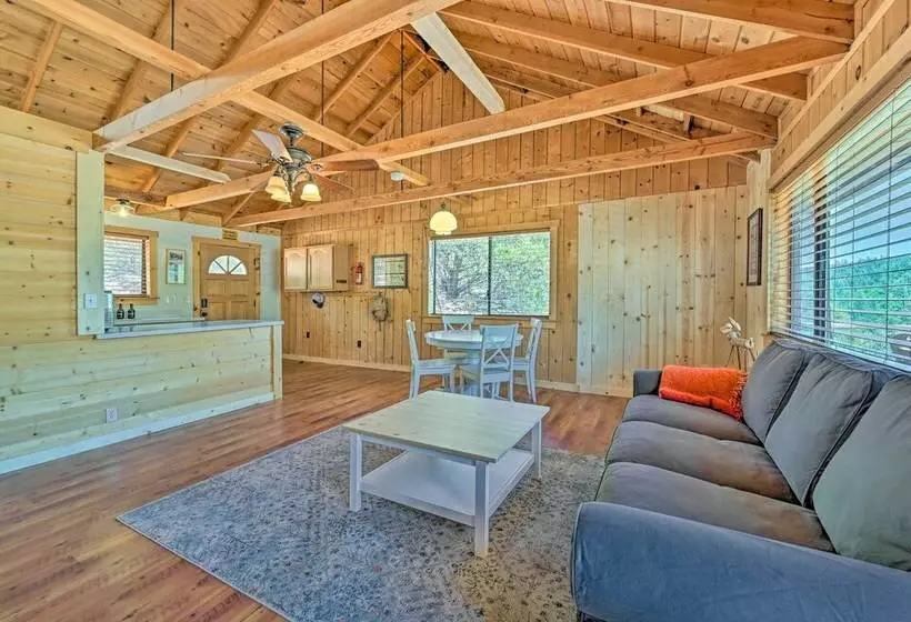 Deck & Mogollon Rim Views: Secluded Payson Cabin