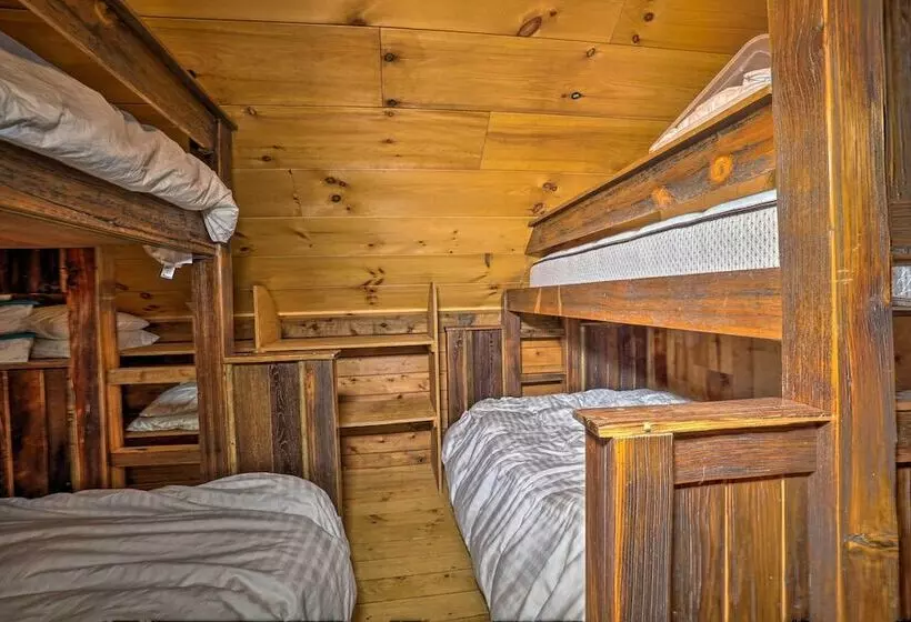 Scenic Log Cabin With Fire Pit & Stocked Creek!