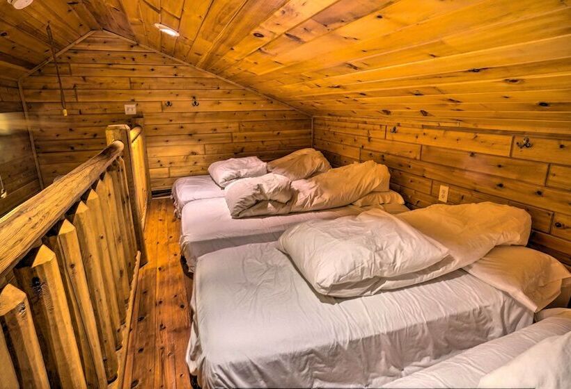 Scenic Log Cabin With Fire Pit & Stocked Creek!