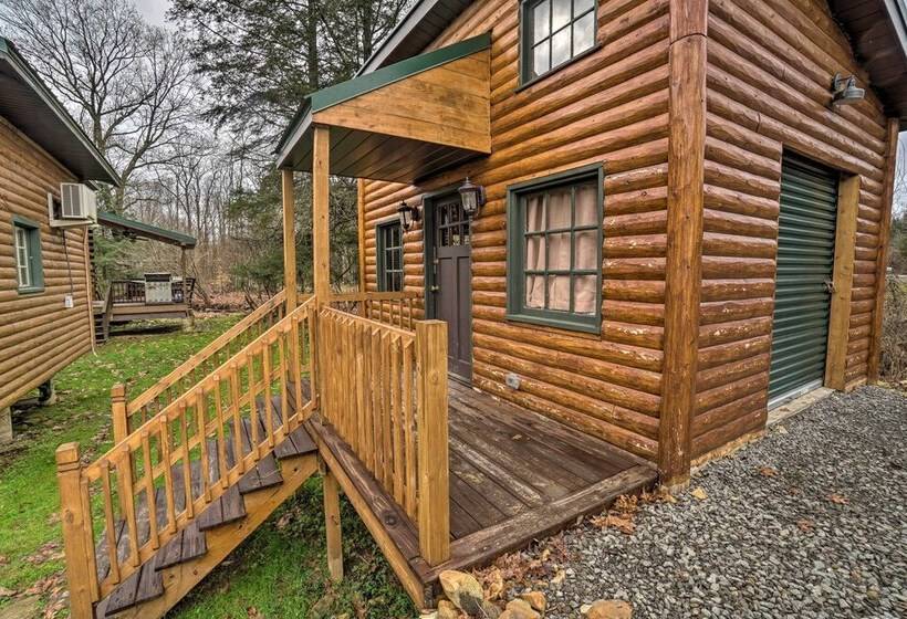 Scenic Log Cabin With Fire Pit & Stocked Creek!