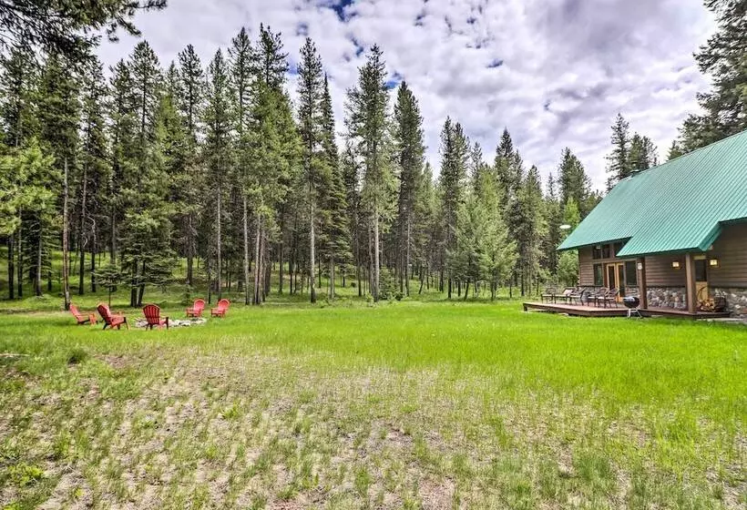 Secluded Bigfork Cabin W/ Huge Yard + Grill!