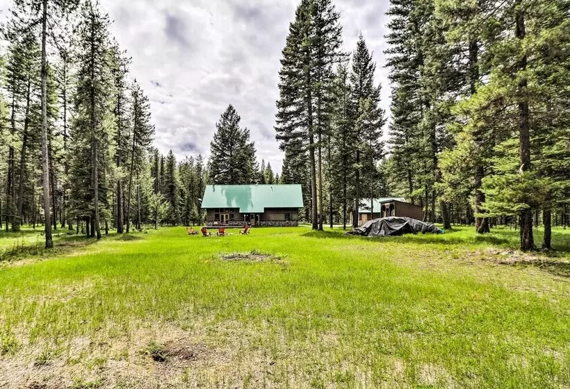 Secluded Bigfork Cabin W/ Huge Yard + Grill!